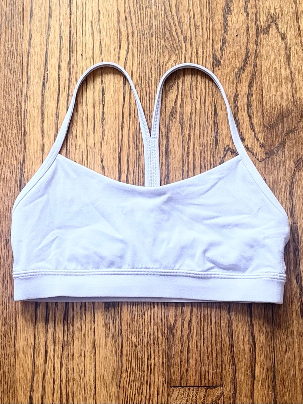 Lululemon Flow Y Bra Nulu Light Lavender Pastel Purple | Size 6